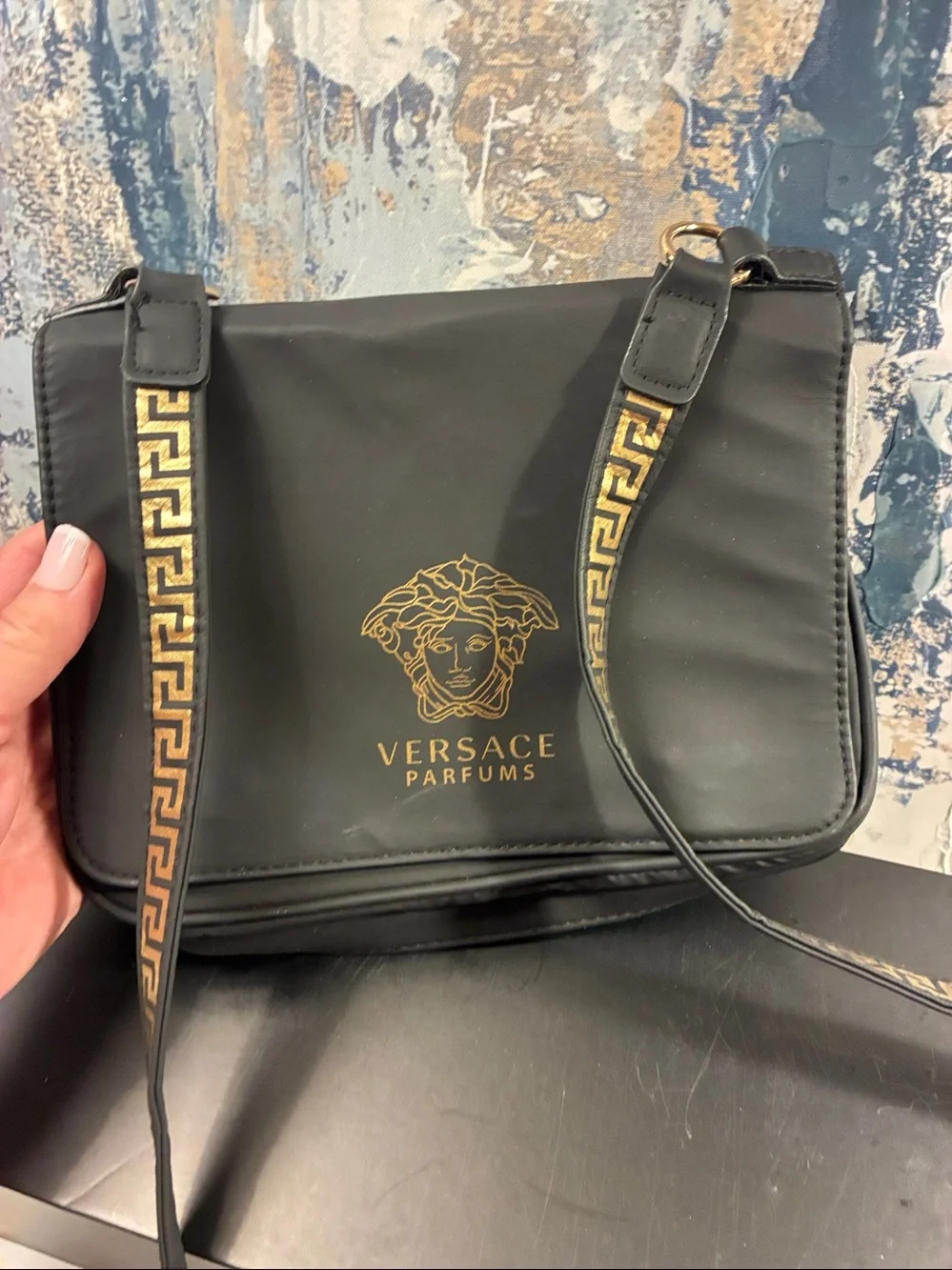 Genuine Versace Promotional Parfum  Medusa Logo Shoulder Bag